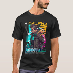 Urban Cyberpunk Streetwear Neotriad Futuristic T-Shirt