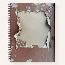 Urban Decay Theme - Grungy Paint Spiral Notebook