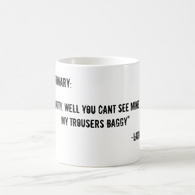 Urban Dictionary Coffee Mug (Center)