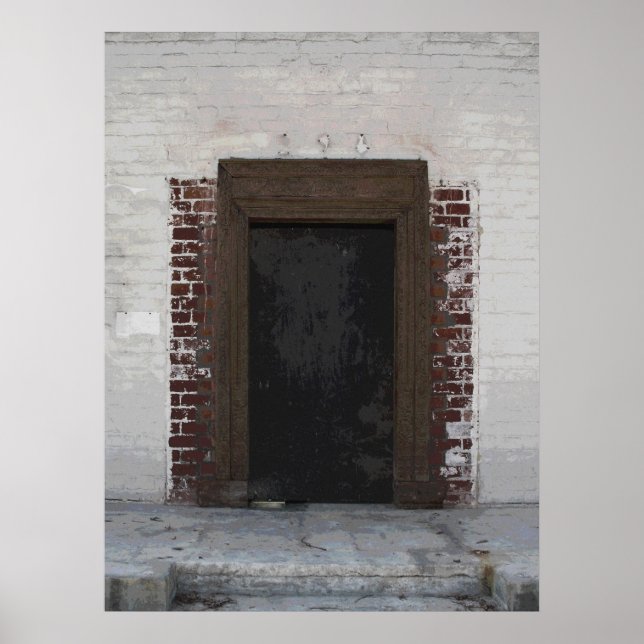 Urban Door photo painting Poster (Front)