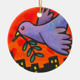 Urban Dove Ceramic Tree Decoration