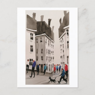 Urban Dwellers Art Postcard7 Postcard