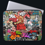 Urban dynamic street art Graffiti art pattern Laptop Sleeve<br><div class="desc">This modern full seamless Urban dynamic and explosive street art Graffiti pattern is not only reserved for hip hop artists but for everyone regardless of age and background. Great gifts for friends who want a stunning and creative pattern design,  who want to express themselves as a creative artist.</div>