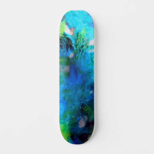 Urban Edge: Custom Skateboard Art (Front)