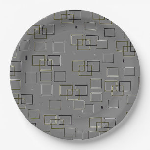 Urban Elegance  Paper Plate