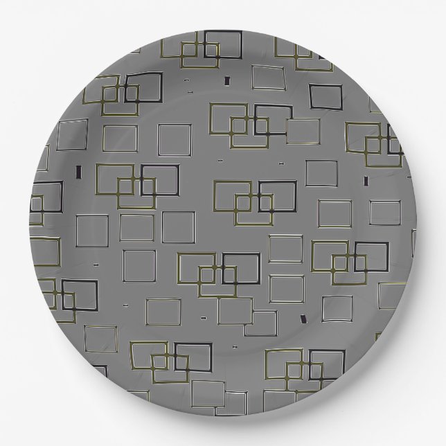 Urban Elegance  Paper Plate (Front)