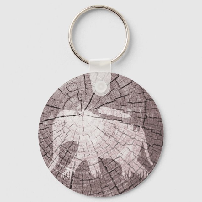 Urban Elephant Key Ring (Front)