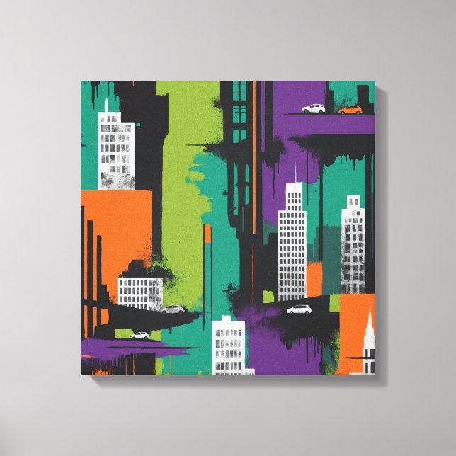Urban Energy Canvas Print (Front)