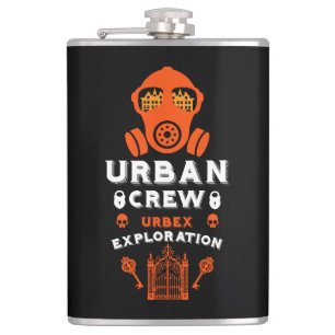 Urban Exploration Urbex Hip Flask
