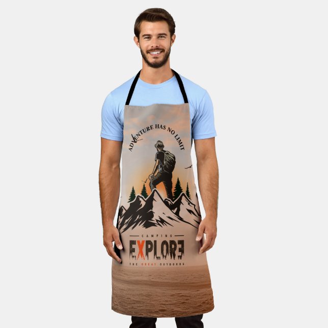 Urban Explorer | All-Over Print, Large Apron (Worn)