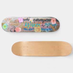 Urban Explorer Graffiti Inspired Skateboard