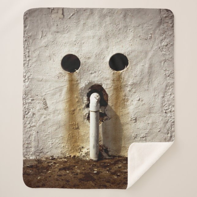 Urban Exposed Water Pipe  Sherpa Blanket (Front)