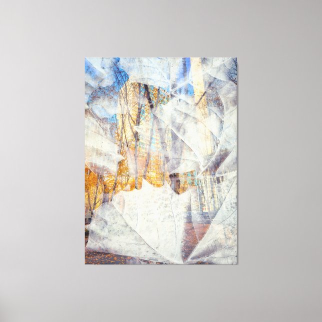 Urban Fall Abstract Canvas Print (Front)