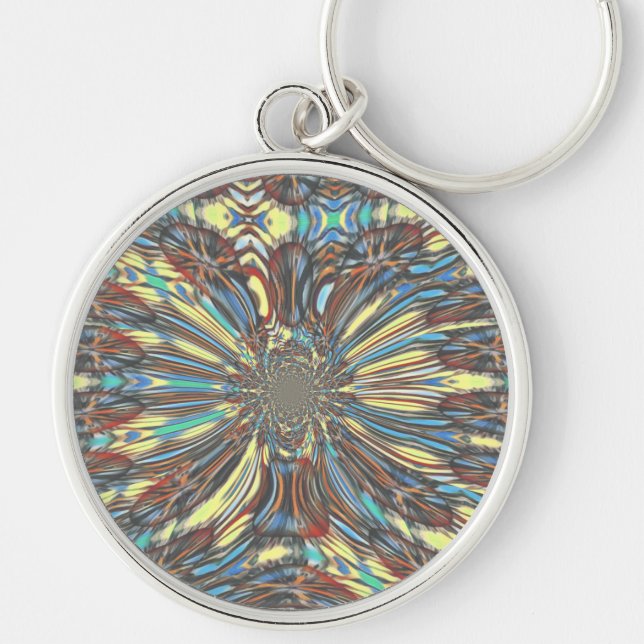 Urban fantastic Lovely design Colours Key Ring (Front)