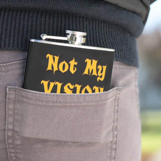 Urban fantastic masculine design hip flask (In Situ)