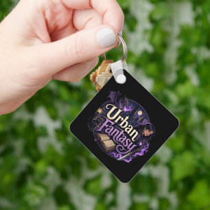 Urban Fantasy Genre Lover Key Ring