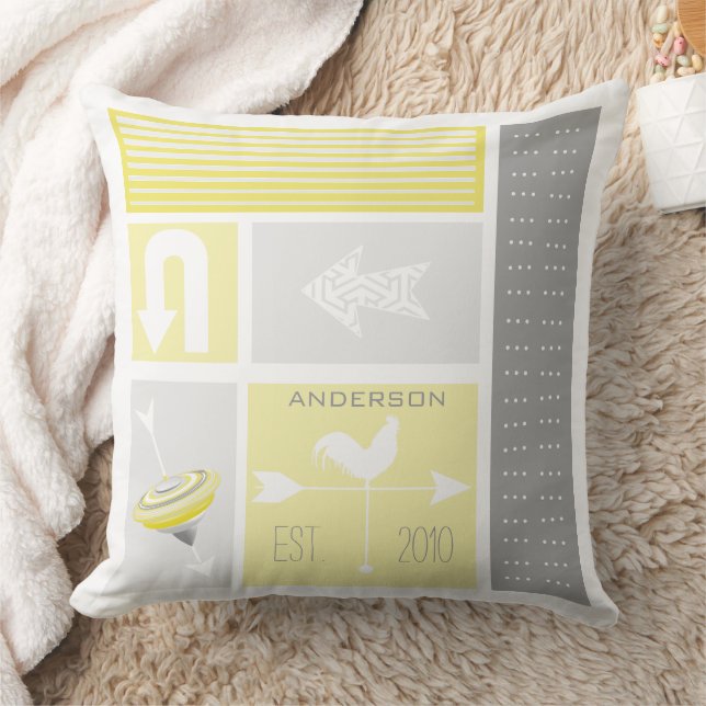 Urban Farm Pattern Cushion (Blanket)