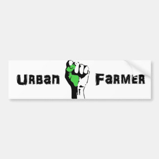 Urban Farmer Fist in the Air Bumper Sticker
