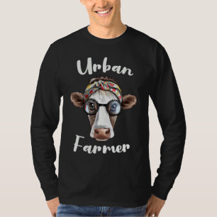 Urban Farmer for Urban Farming with Homestead Gard T-Shirt