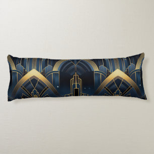 Urban flashlight in Art Deco Body Cushion