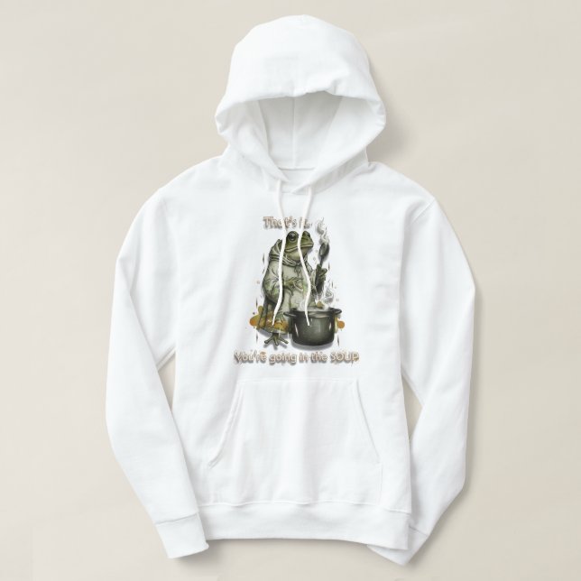 Urban Frog Alchemist - 3D Graffiti Art Premium  Hoodie (Design Front)
