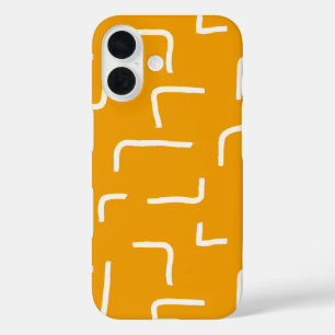 Urban Geo Terra Warm Blender Pattern iPhone 16 Case