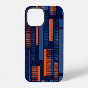 Urban geometric, modern seamless pattern iPhone 12 case