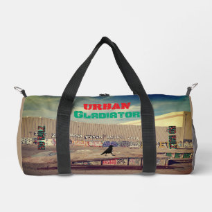 Urban Gladiator No Rules Crow Print Cut Sew Bag