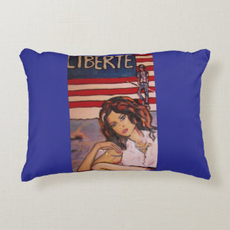 Urban Glamour:Modern PopArt Portrait Decorative Cushion