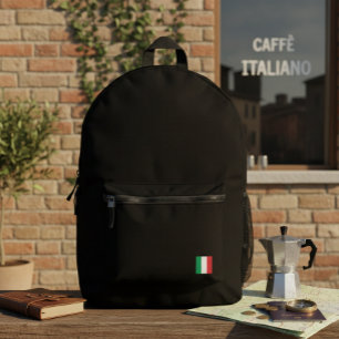 Urban Gorpcore Technical Black Backpack Printed