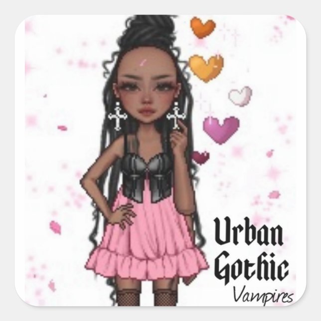 Urban Gothic Vampires Sticker 7 (Front)