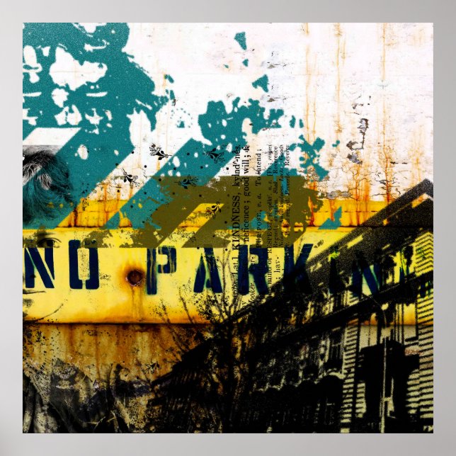 urban graffiti decay poster (Front)