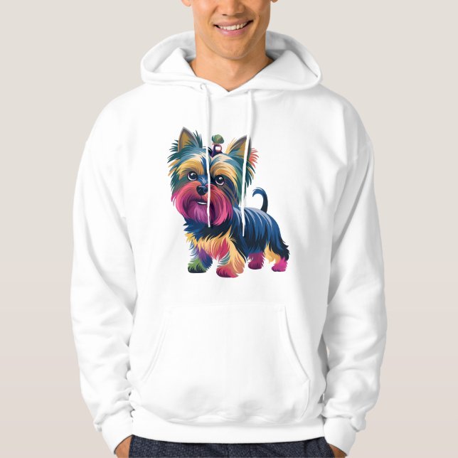 Urban Graffiti Dog Hoodie (Front)
