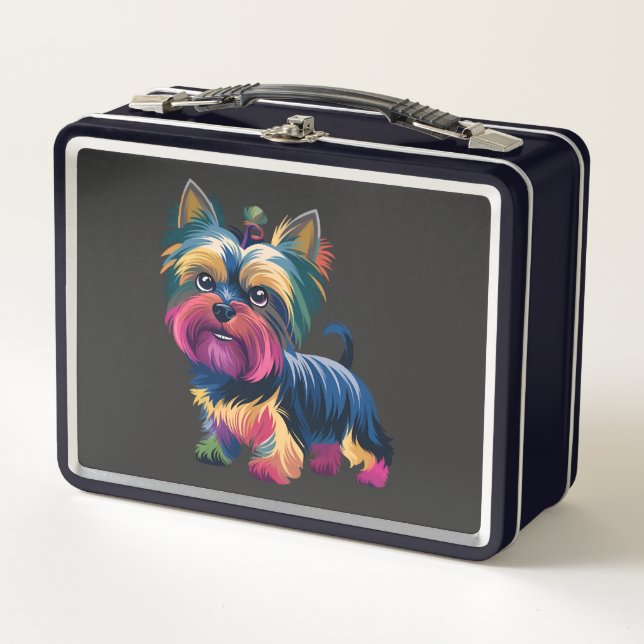 Urban Graffiti Dog Metal Lunch Box (Front)