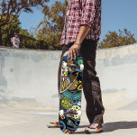 Urban Graffiti illustration Skateboard<br><div class="desc">Urban Graffiti illustration art Skateboard</div>