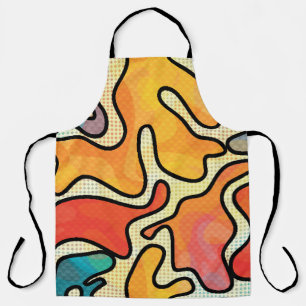 Urban Graffiti: Seamless Art Texture. Apron