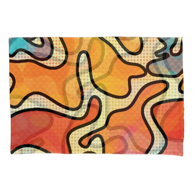 Urban Graffiti: Seamless Art Texture. Pillowcase (Front)