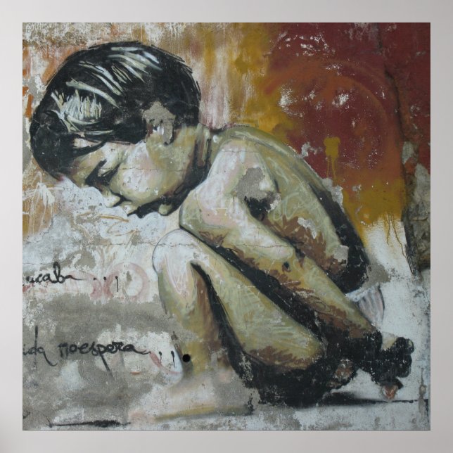 Urban graffiti street art poster (Front)