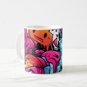 Urban Graffiti Street Art Splash Coffee Mug