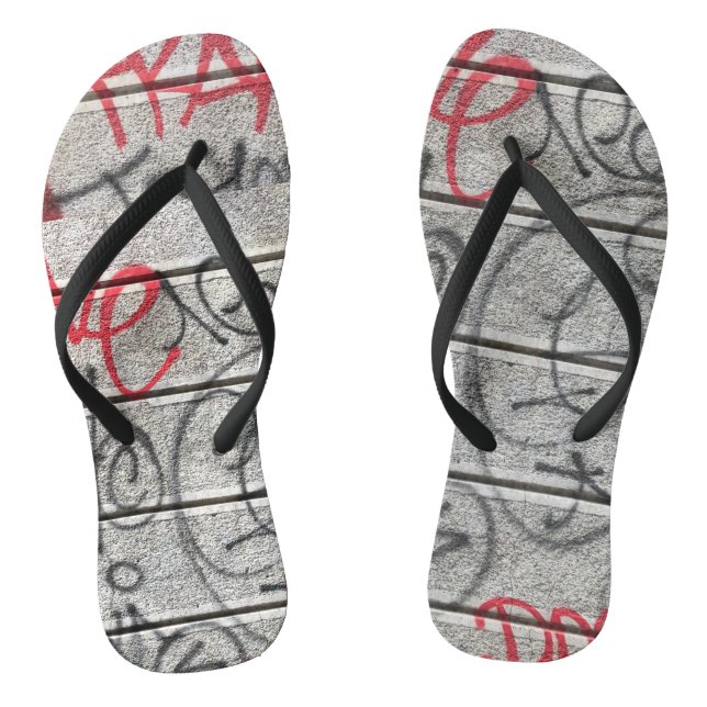 Urban Graffiti Style Jandals (Footbed)