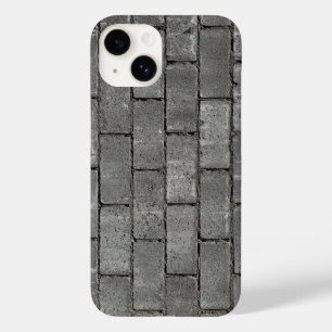 Urban Grey Brick Pavement Texture iPhone Case