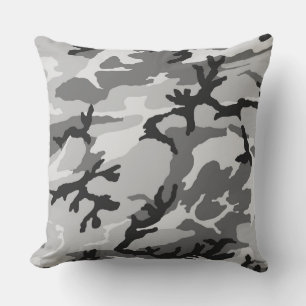 Urban Grey Camo Pillow