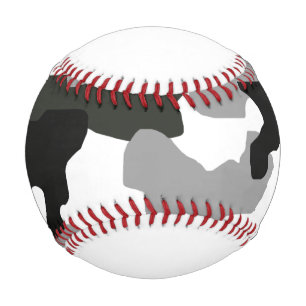 Urban grey camouflage no. 15 print   baseball