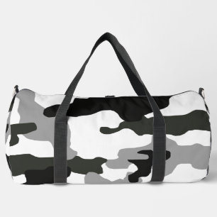 Urban grey camouflage no. 15 print duffle bag