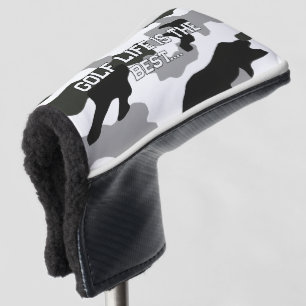 Urban grey camouflage no. 15 print golf head cover