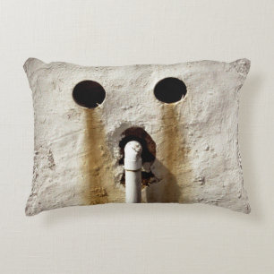 Urban Grunge Exposed Water Pipe Decorative Cushion