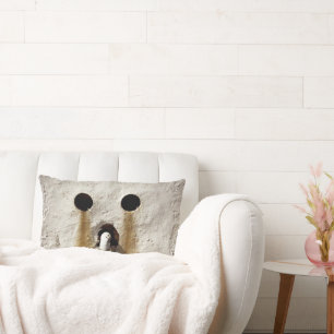 Urban Grunge Exposed Water Pipe Lumbar Cushion