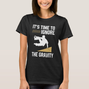 Urban Gymnast Wall Running for Traceur Parkour T-Shirt