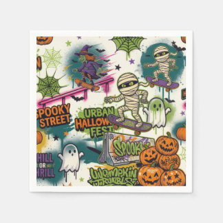 Urban Halloween napkins