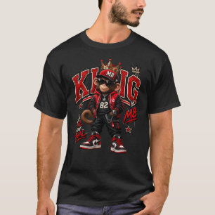 Urban Hip Hop Chimp King Cool Streetwear Monkey T-Shirt